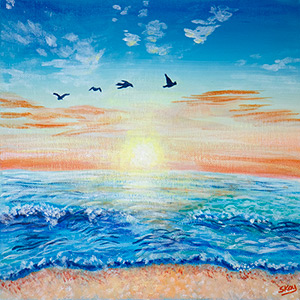 Breathe Series #4: Tranquilty by the Sea - AVAILABLE FOR SALE